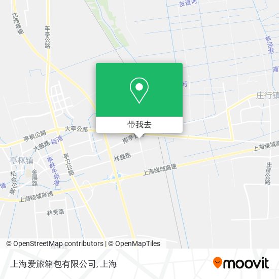 上海爱旅箱包有限公司地图