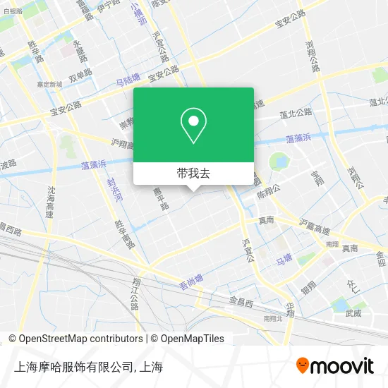上海摩哈服饰有限公司地图