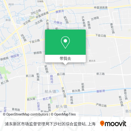 浦东新区市场监督管理局下沙社区综合监督站地图