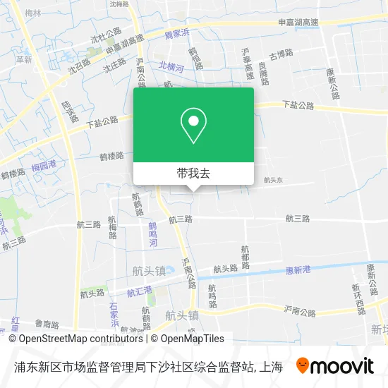 浦东新区市场监督管理局下沙社区综合监督站地图