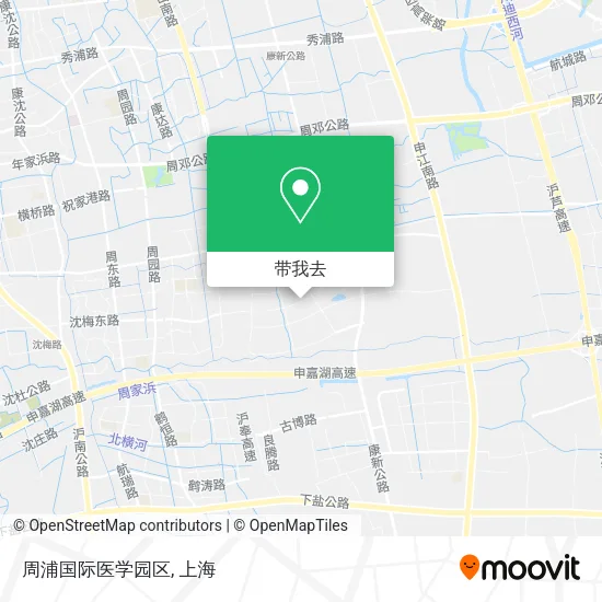 周浦国际医学园区地图