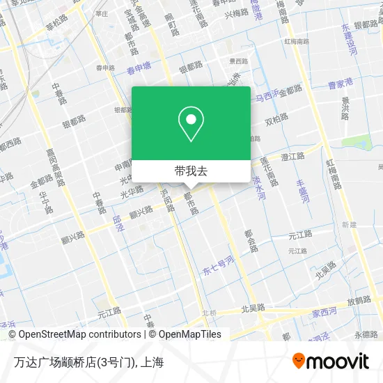 万达广场颛桥店(3号门)地图