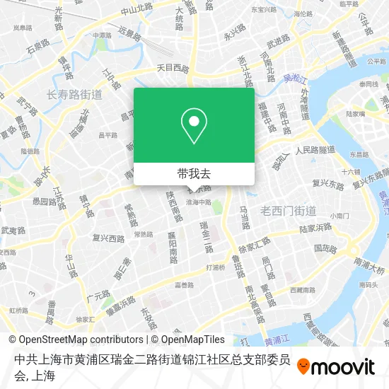 中共上海市黄浦区瑞金二路街道锦江社区总支部委员会地图