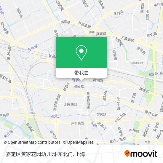 嘉定区黄家花园幼儿园-东北门地图