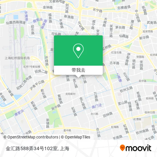 金汇路588弄34号102室地图