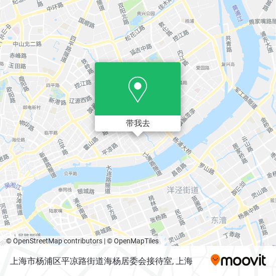 上海市杨浦区平凉路街道海杨居委会接待室地图