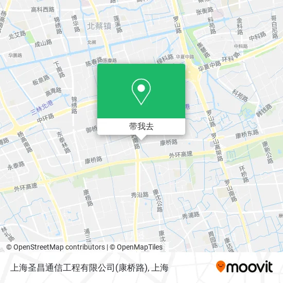 上海圣昌通信工程有限公司(康桥路)地图