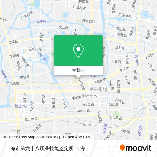上海市第六十八职业技能鉴定所地图