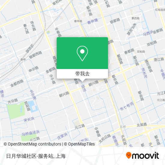 日月华城社区-服务站地图