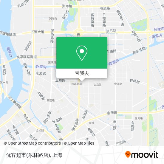 优客超市(乐林路店)地图