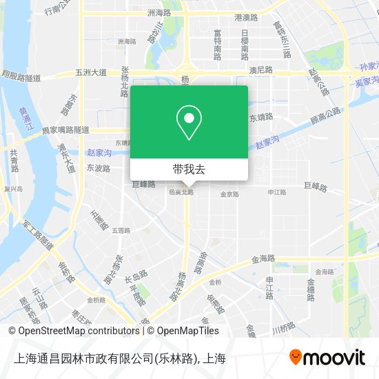 上海通昌园林市政有限公司(乐林路)地图