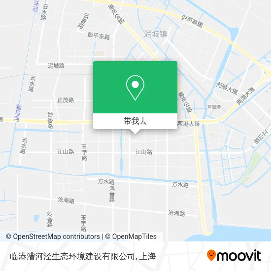 临港漕河泾生态环境建设有限公司地图