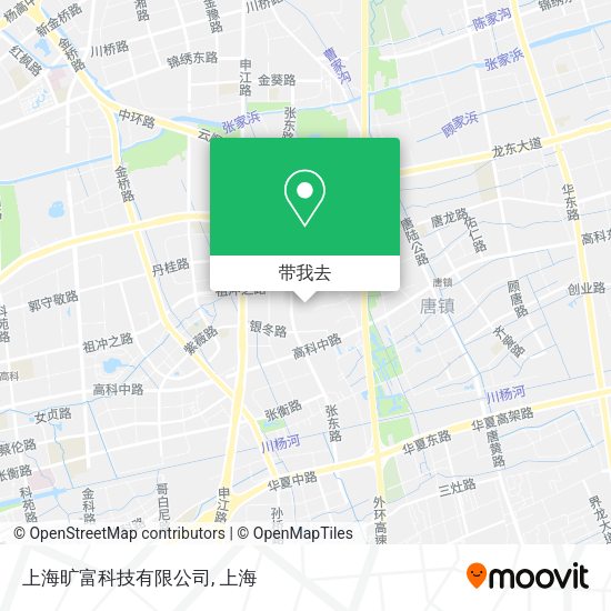 上海旷富科技有限公司地图