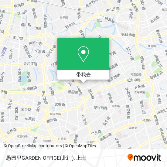 愚园里GARDEN OFFICE(北门)地图