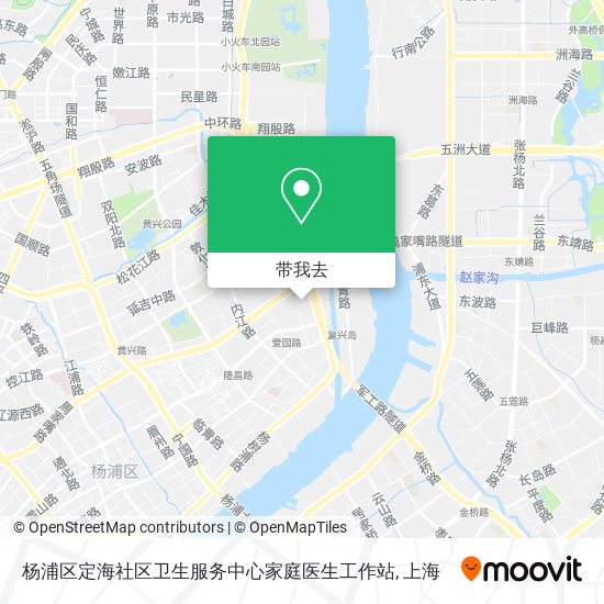 杨浦区定海社区卫生服务中心家庭医生工作站地图
