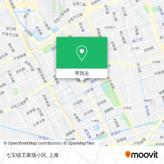 七宝镇王家场小区地图