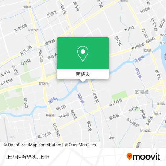 上海钟海码头地图