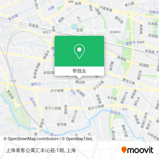 上海青客公寓汇丰沁苑-1期地图