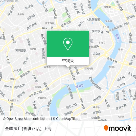 全季酒店(鲁班路店)地图