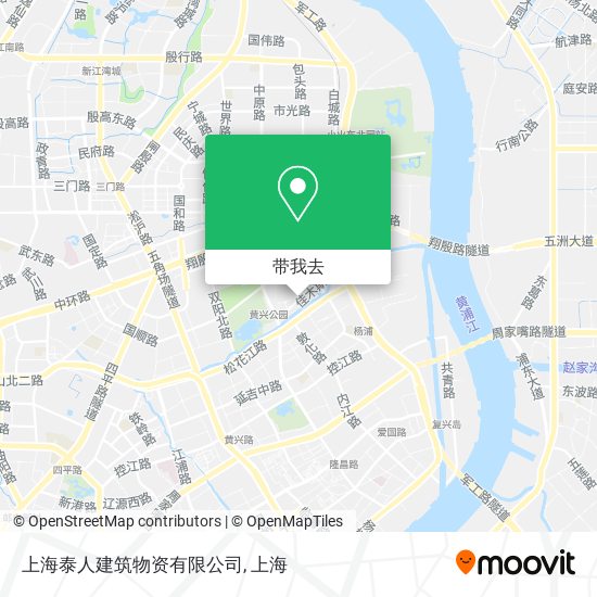 上海泰人建筑物资有限公司地图