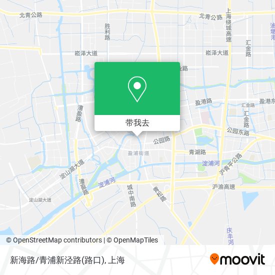 新海路/青浦新泾路(路口)地图