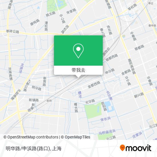 明华路/申浜路(路口)地图