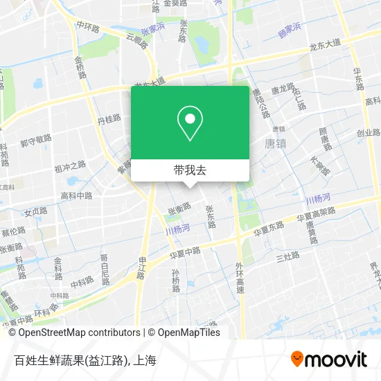 百姓生鲜蔬果(益江路)地图
