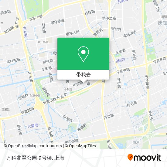 万科翡翠公园-9号楼地图