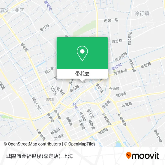 城隍庙金福银楼(嘉定店)地图