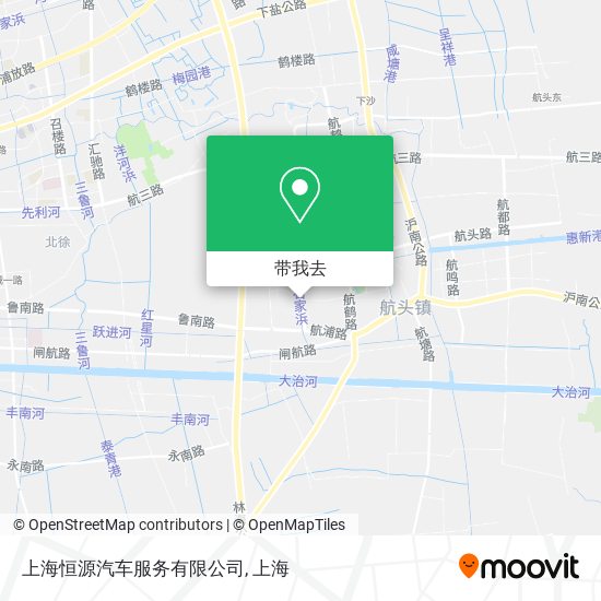 上海恒源汽车服务有限公司地图