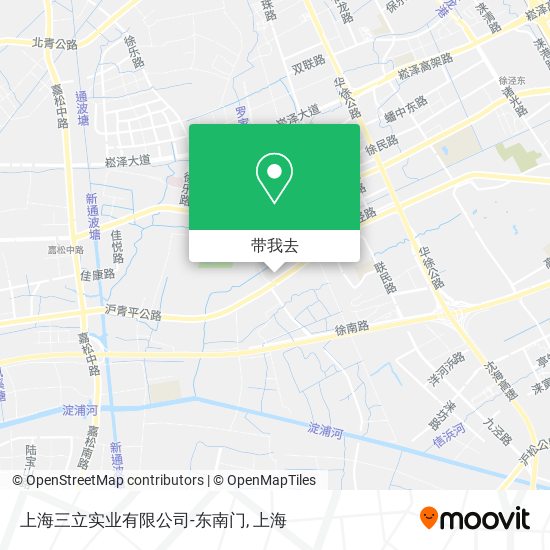 上海三立实业有限公司-东南门地图