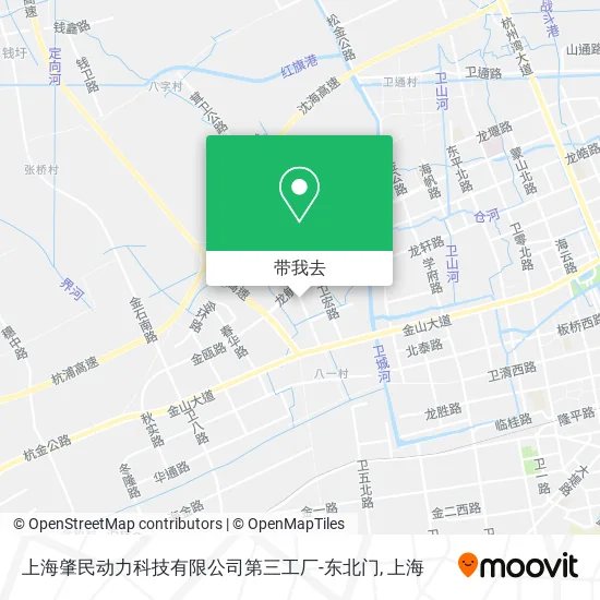 上海肇民动力科技有限公司第三工厂-东北门地图