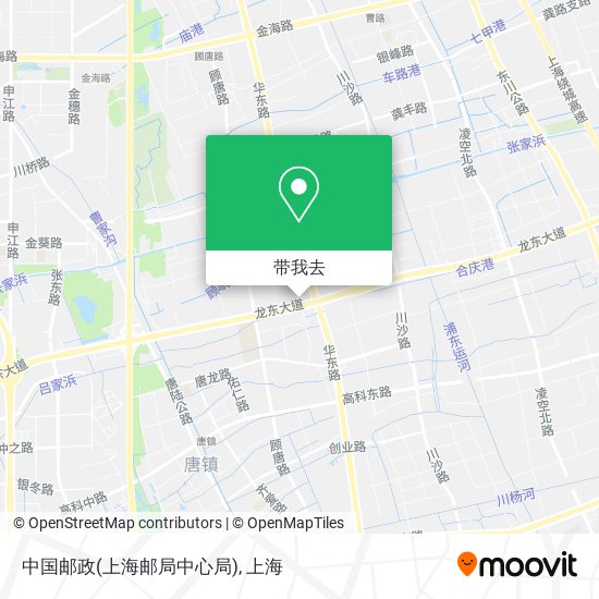中国邮政(上海邮局中心局)地图