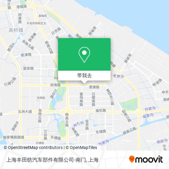 上海丰田纺汽车部件有限公司-南门地图