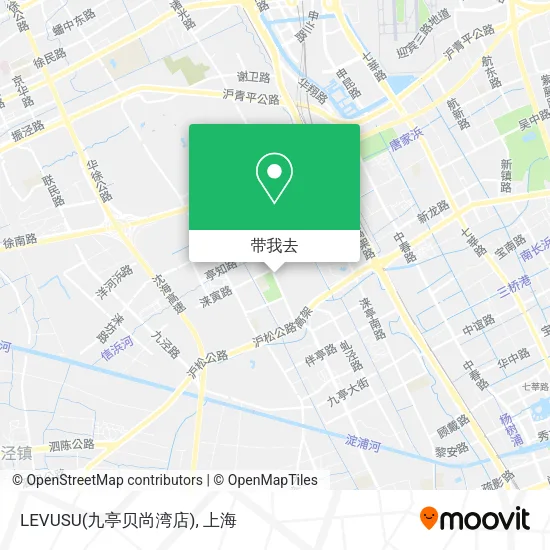 LEVUSU(九亭贝尚湾店)地图
