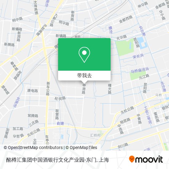 酩樽汇集团中国酒银行文化产业园-东门地图