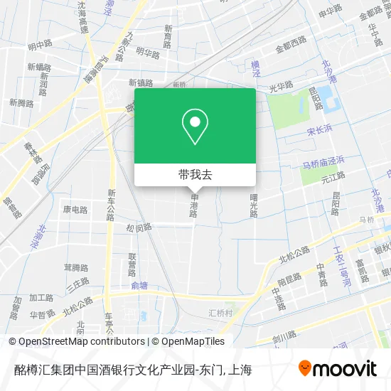 酩樽汇集团中国酒银行文化产业园-东门地图
