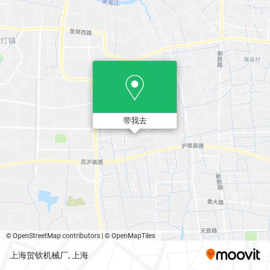 上海贺钦机械厂地图