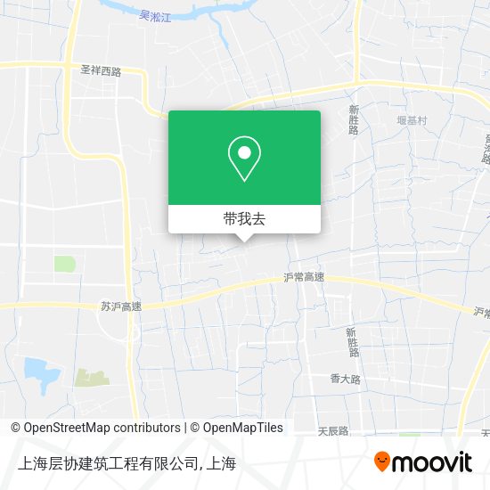 上海层协建筑工程有限公司地图