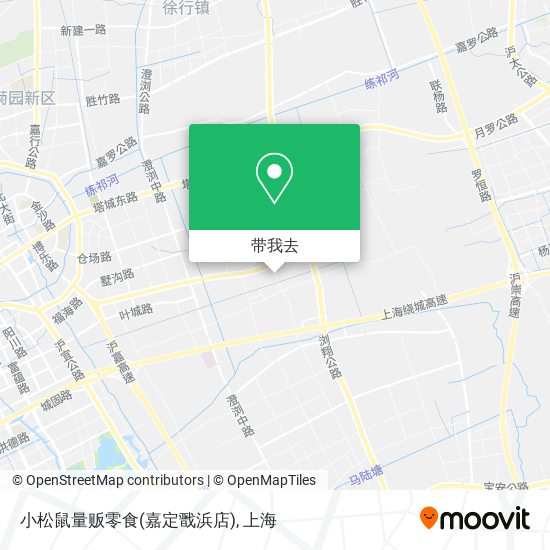 小松鼠量贩零食(嘉定戬浜店)地图