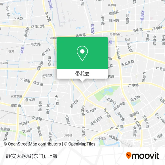 静安大融城(东门)地图