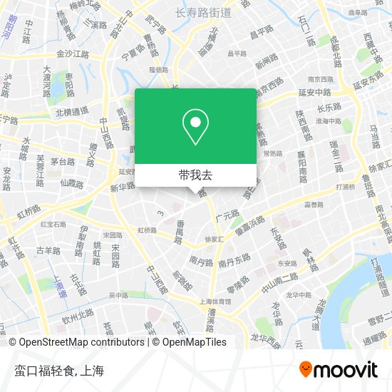 蛮口福轻食地图