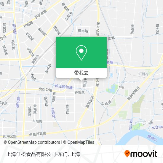 上海佳松食品有限公司-东门地图