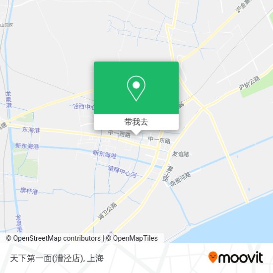 天下第一面(漕泾店)地图