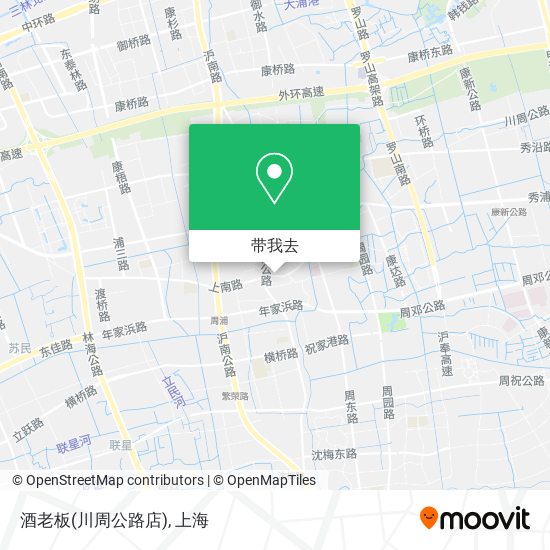 酒老板(川周公路店)地图