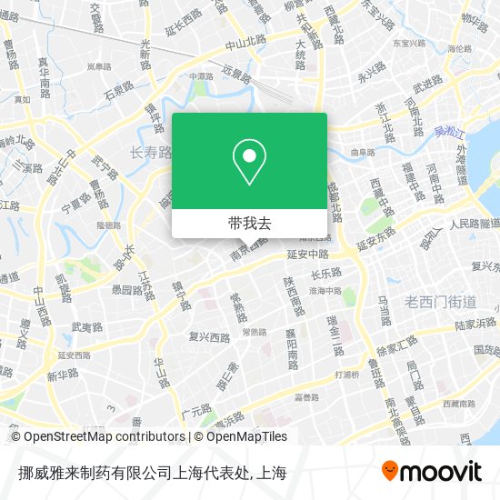挪威雅来制药有限公司上海代表处地图