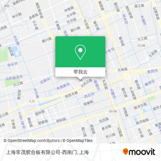 上海常茂胶合板有限公司-西南门地图
