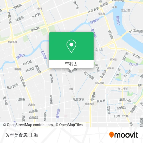芳华美食店地图
