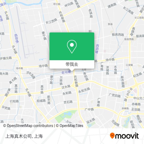 上海真木公司地图