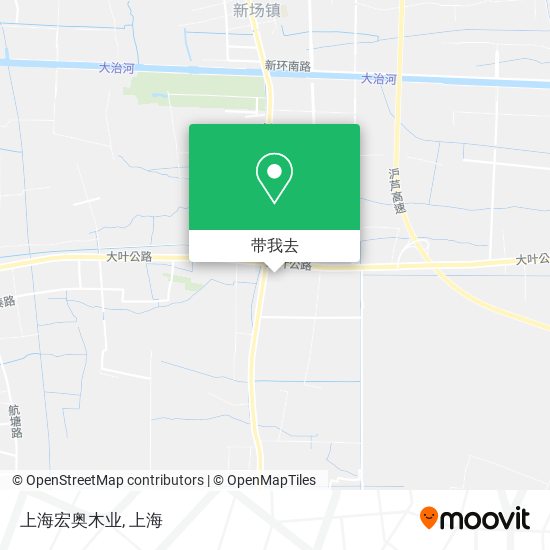 上海宏奥木业地图